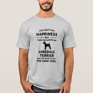 T-shirt Airedale Terrier Le Bonheur de l'adoption