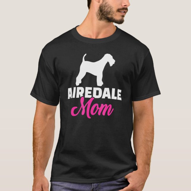 T-shirt Airedale Terrier Maman 1 (Devant)