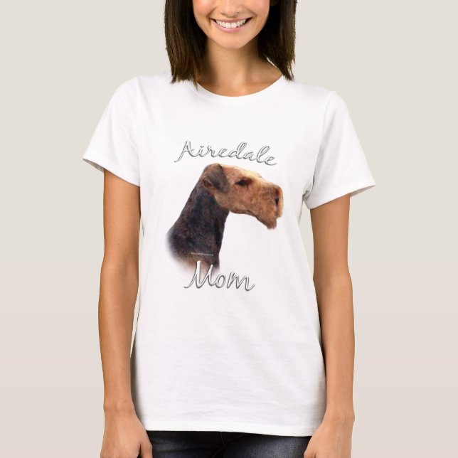 T-shirt Airedale Terrier Maman 2 (Devant)