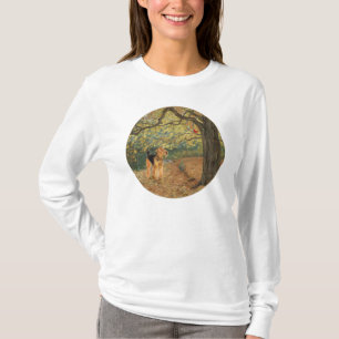 T-shirt Airedale Terrier Ornithologie