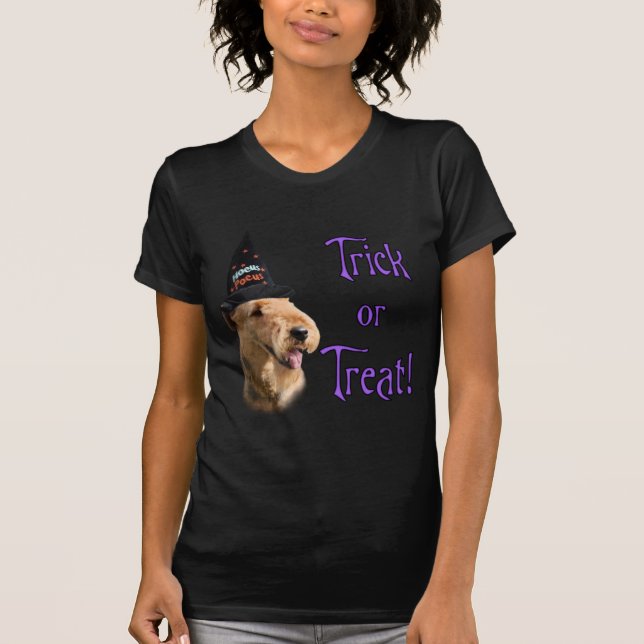 T-shirt Airedale Terrier Trick (Devant)