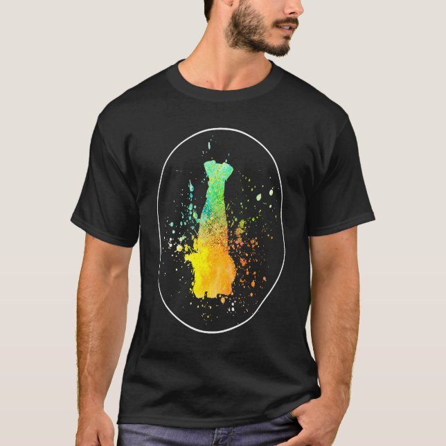 T-shirt Airedale Terrier Vintage  1 (Devant)