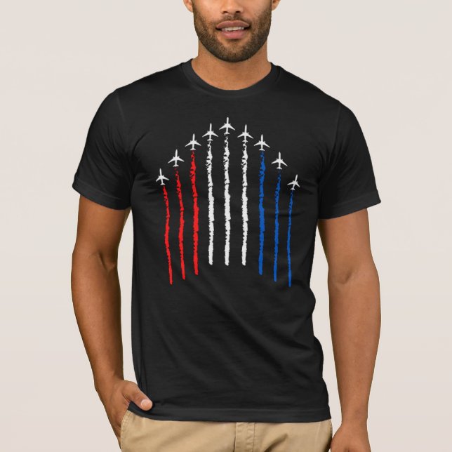 T-Shirt Airforce Flyover 4 Juillet (Devant)