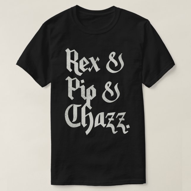 T-shirt Airheads Noms Rex Pip et Chazz (Design devant)