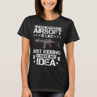 T-shirt Airsoft Gun Game Shooting Training Player Airsofti