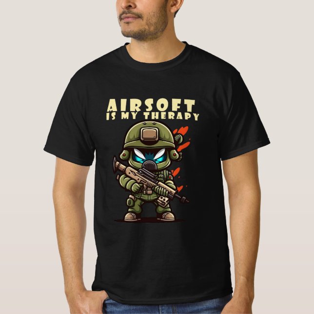 T-shirt Airsoft Therapy (Devant)