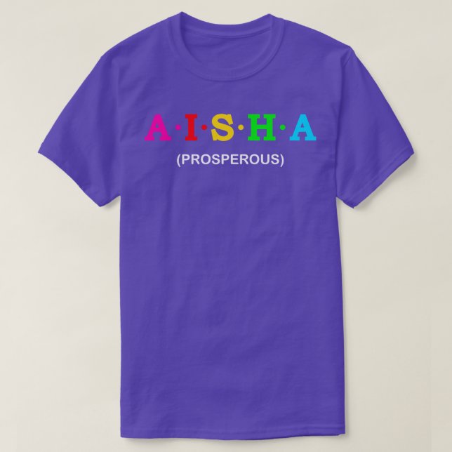 T-shirt Aisha prospère (Design devant)