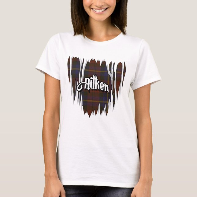 T-shirt Aitken Tartan (Devant)