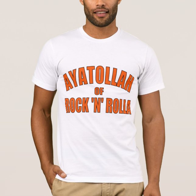 T-shirt Ajatollah de la roche "N" Rolla (Devant)
