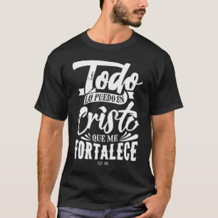T-shirt ajes Biblicos Dios Jesus Espanol Espagnol Pour Chr