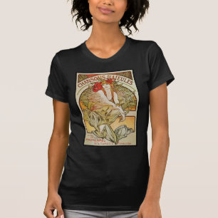T-SHIRT ` AJEULES D'ALPHONSE MUCHA CHANSONS D
