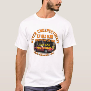 T-shirt Ajouter Le Nom Son Texte De Photo De Voiture, Ne J