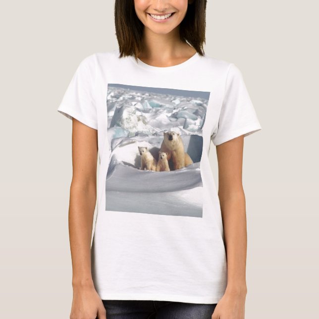 T-shirt Ajouter SLOGAN pour sauver les ours polaires arcti (Devant)
