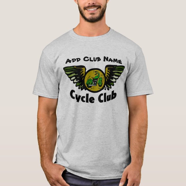 T-shirt Ajouter un club de cycle (Devant)