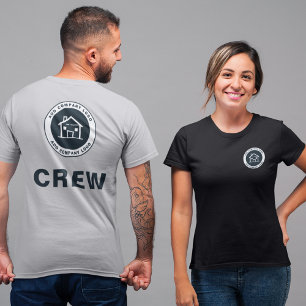 T-shirt Ajouter un employé de l'entreprise de logo personn
