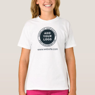 T-shirt Ajouter un logo d'entreprise Site Web personnalisé
