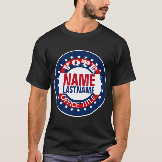 T-shirt Ajouter un nom Campagne personnalisée (Devant)