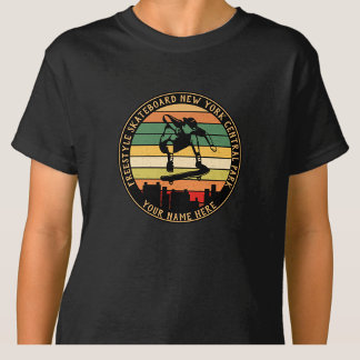 T-shirt Ajouter un nom Changer tout le texte libre Skatebo