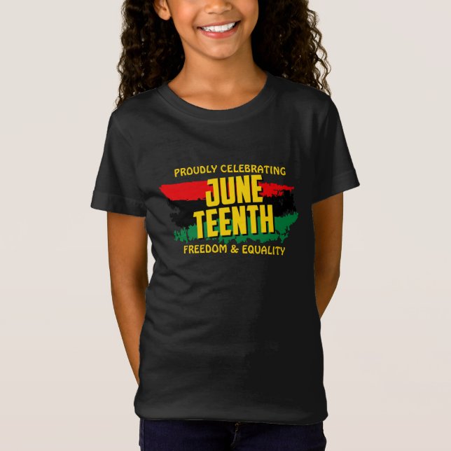 T-Shirt Ajouter un nom Modifier le texte Célébrer la liber (Devant)