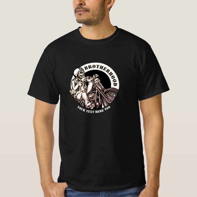 T-shirt Ajouter un nom Modifier le texte Motorcycle Frater (Devant)
