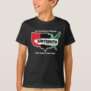 T-shirt Ajouter un nom Modifier le texte USA Carte Junette