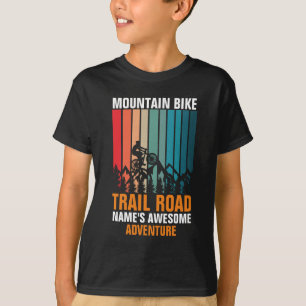 T-shirt Ajouter un nom Modifier le texte Vélo de montagne