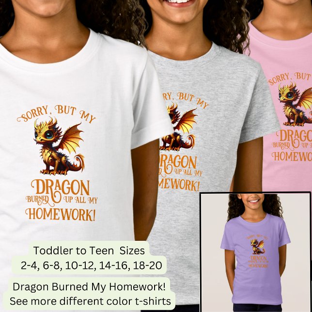 T-Shirt Ajouter Un Nom Texte - Dragon Brûlé À La Maison (Créateur téléchargé)