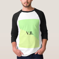Ajouter un nom texte monogramme couleur unie simpl