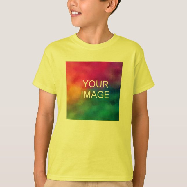 T-shirt Ajouter un texte de photo Nom Garçons Devant Impri (Devant)