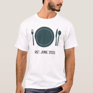 T-shirt Ajouter un texte photo personnalisé Waitstaff Wait