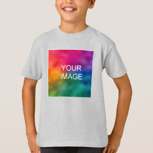 T-shirt Ajouter un texte Télécharger une photo Enfant Garç