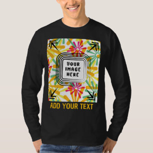 T-shirt Ajouter une photo personnalisée et du texte person