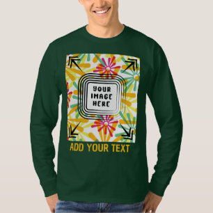 T-shirt Ajouter une photo personnalisée et du texte person