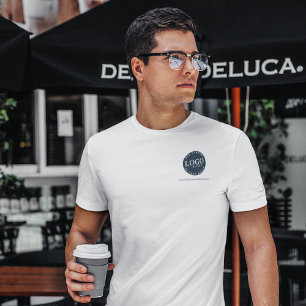 T-shirt Ajouter votre entreprise Logo Site Web Adresse Emp