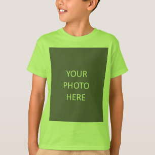 T-shirt Ajouter Votre Image Photo Logo Lime