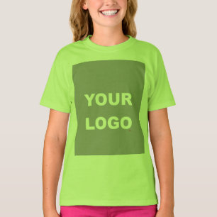T-shirt Ajouter Votre Image Photo Logo Lime Green