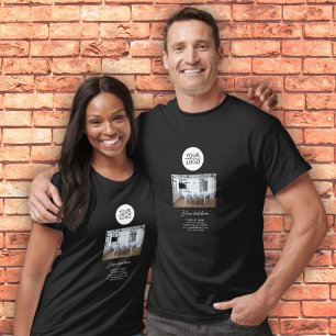 T-shirt Ajouter votre logo Custom Text Company Photo Promo