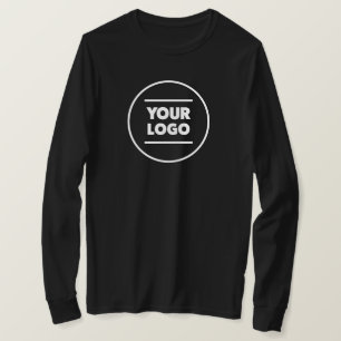 T-shirt Ajouter votre logo (noir et blanc)