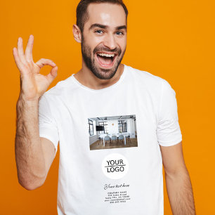 T-shirt Ajouter votre logo Promotion photo texte personnal