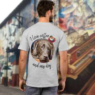T-shirt Ajouter votre photo de chien et le texte personnal