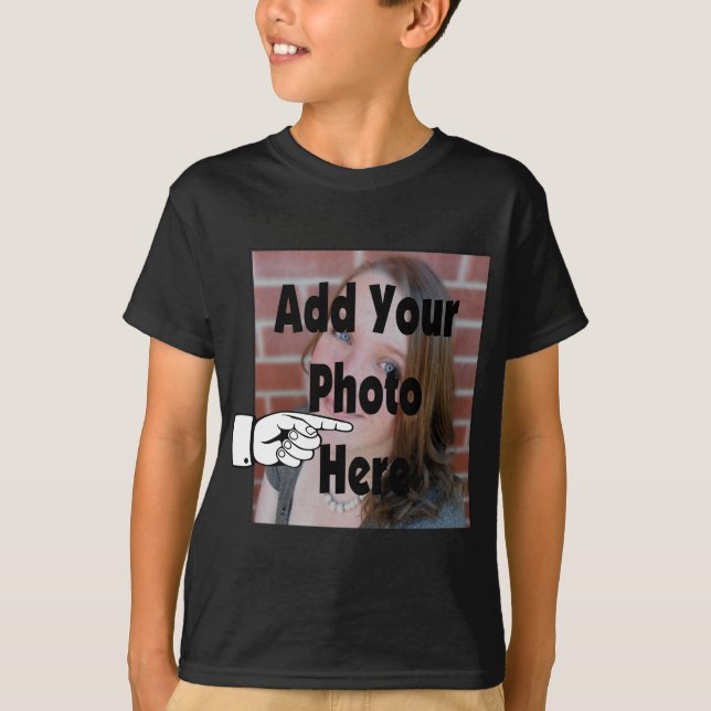 T-shirt Ajouter votre photo spéciale (Devant)