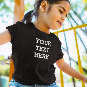 T-shirt Ajouter votre propre texte personnalisé ici noir e