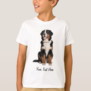 T-shirt Ajouter votre texte Chien de Montagne Bernese pers