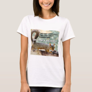 T-shirt AJOUTEZ la photo d'écureuil