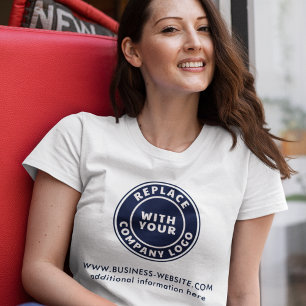 T-shirt Ajoutez le logo de votre entreprise Site Web Emplo