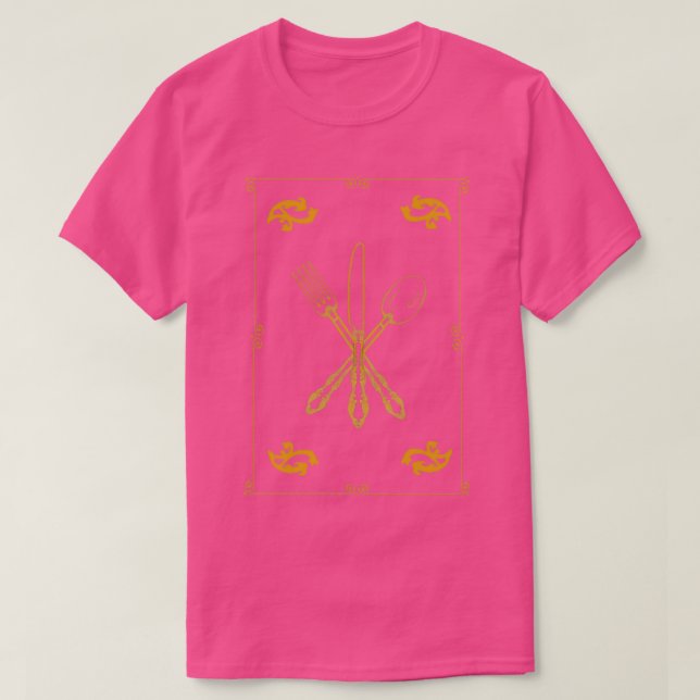 T-shirt Ajoutez simplement des ustensiles magiques Gold av (Design devant)