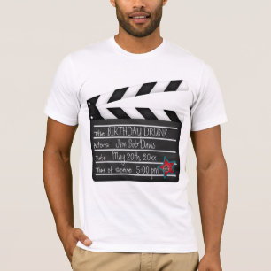 T-shirt Ajoutez votre bardeau de cinéaste de mots