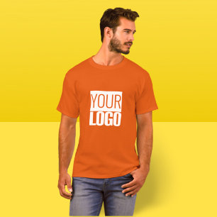 T-shirt ajoutez votre logo Texas orange -