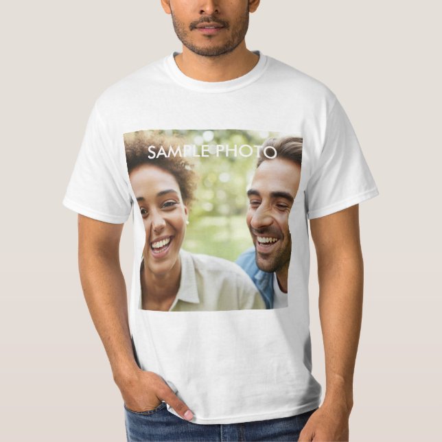 T-shirt Ajoutez Votre Photo (Devant)
