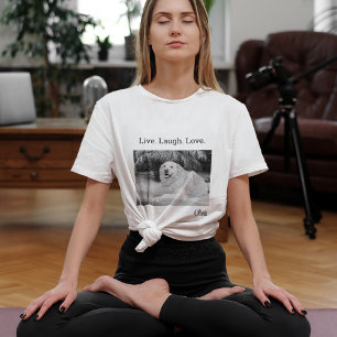 T-shirt Ajoutez Votre Photo, Activewear Vie Riez Aimez